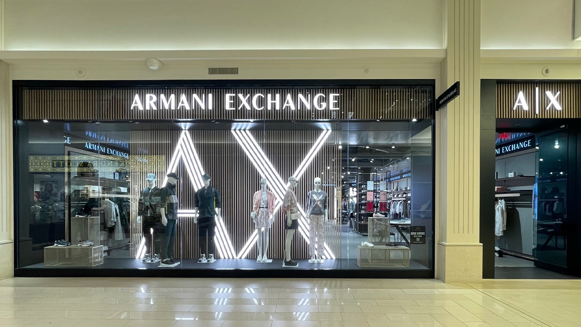A, X Armani Exchange