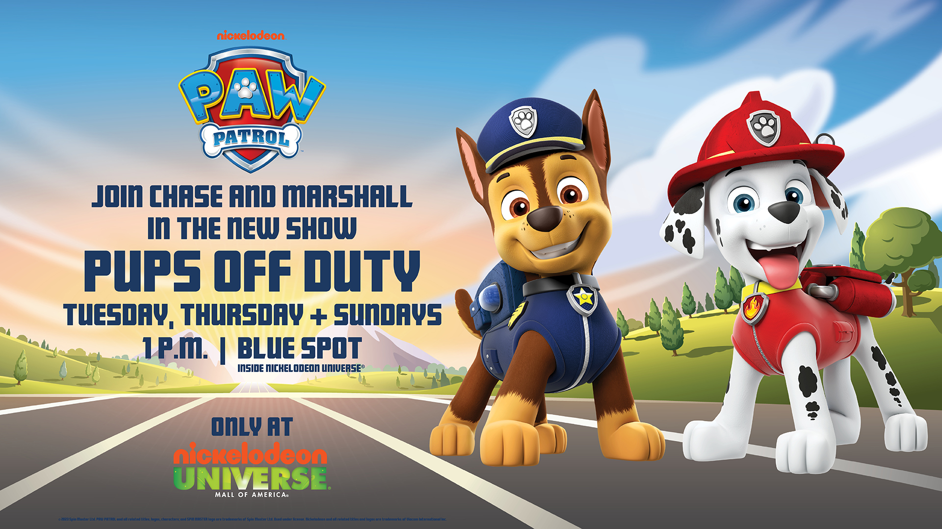 PAW Patrol Pups Off Duty Mall of America®